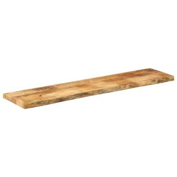 Live Edge Solid Wood Table Top - 140x30x2.5 cm