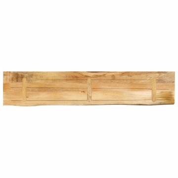 Live Edge Solid Wood Table Top - 140x30x2.5 cm