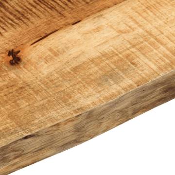 Live Edge Solid Wood Table Top - 140x30x2.5 cm