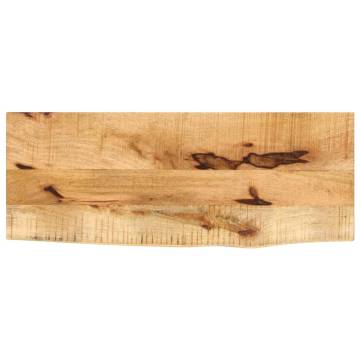 Live Edge Solid Wood Table Top | 80x20x3.8 cm - Hipomarket