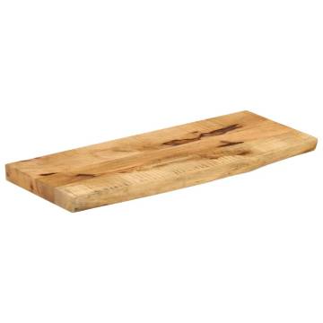 Live Edge Solid Wood Table Top | 80x20x3.8 cm - Hipomarket