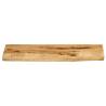 Live Edge Solid Wood Table Top | 80x20x3.8 cm - Hipomarket