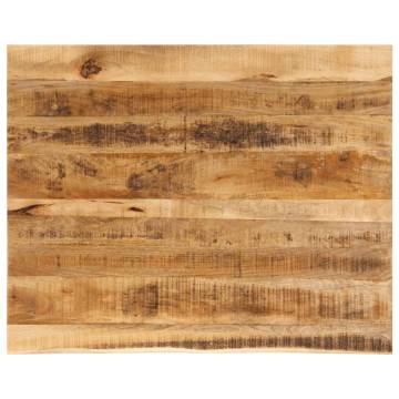 Live Edge Solid Wood Table Top 100x80 cm | Hipomarket