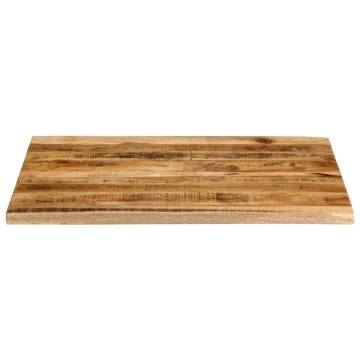 Live Edge Solid Wood Table Top 100x80 cm | Hipomarket