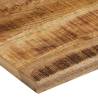 Live Edge Solid Wood Table Top 100x80 cm | Hipomarket