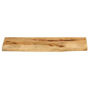 Live Edge Solid Wood Table Top - 90x40 cm | Hipo Market