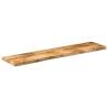 Table Top 140x30 cm Live Edge Solid Wood Rough Mango | HipoMarket