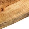 Table Top 140x30 cm Live Edge Solid Wood Rough Mango | HipoMarket