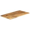 Live Edge Solid Wood Table Top - 100x60x2.5 cm | HipoMarket