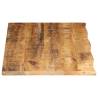 Live Edge Solid Wood Table Top - 100x60x2.5 cm | HipoMarket