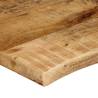 Live Edge Solid Wood Table Top - 100x60x2.5 cm | HipoMarket