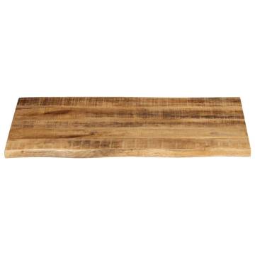 Live Edge Solid Wood Table Top - 70x60 cm | HipoMarket