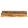 Live Edge Solid Wood Table Top - 70x60 cm | HipoMarket