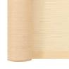 Beige HDPE Privacy Net 1.5x25 m - Durable Garden Shade