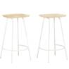 Bar Stools 2 pcs - Solid Mango Wood | Unique Home Decor