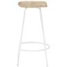 Bar Stools 2 pcs - Solid Mango Wood | Unique Home Decor