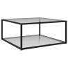  Coffee Table Transparent 80x80x35 cm Tempered Glass Colour transparent Size 80 x 80 x 35 cm Quantity in Package 1 