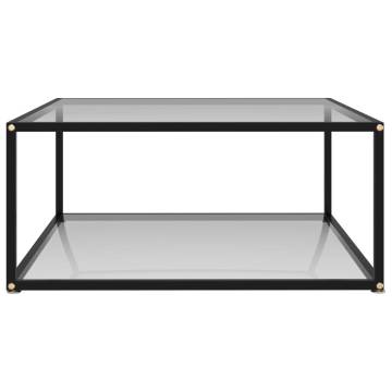 Stylish Transparent Coffee Table - 80x80 cm | HipoMarket