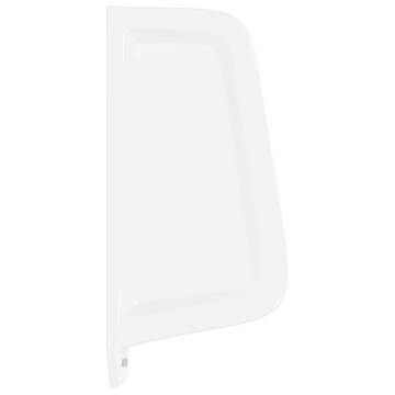 Wall-mounted Urinal Privacy Screen - Ceramic White