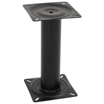 Boat Seat Pedestal Black 33 cm Steel | HipoMarket