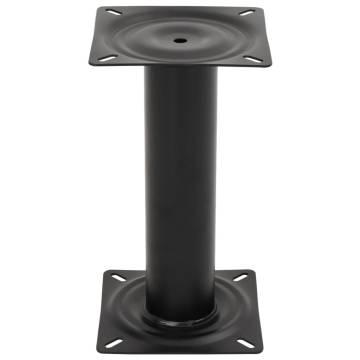 Boat Seat Pedestal Black 33 cm Steel | HipoMarket