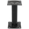 Boat Seat Pedestal Black 33 cm Steel | HipoMarket