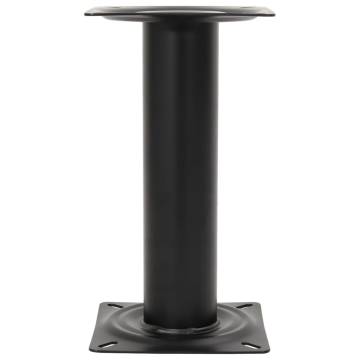 Boat Seat Pedestal Black 33 cm Steel | HipoMarket