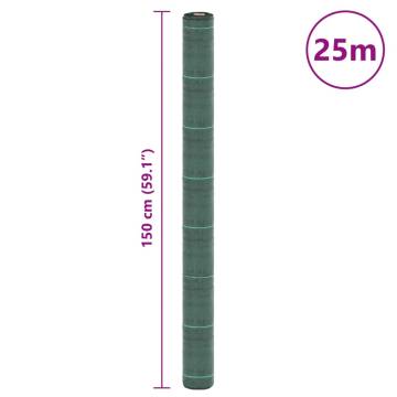 Weed Membrane Green 1.5x25m for Effective Weed Control