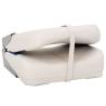 2 Piece Foldable Boat Seat Set - Blue & White | HipoMarket