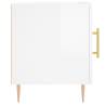 High Gloss White Bedside Cabinet - Modern Charm 40x40x50 cm