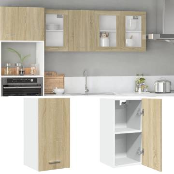 Hanging Cabinet Sonoma Oak - 29.5x31x60 cm Engineered Wood