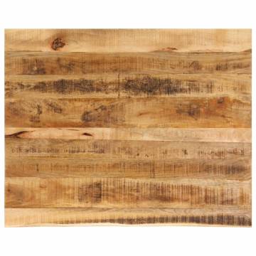 Live Edge Solid Wood Table Top - 110x80 cm | HipoMarket