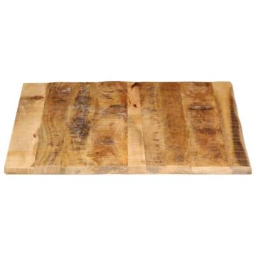 Live Edge Solid Wood Table Top - 110x80 cm | HipoMarket