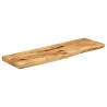 Live Edge Solid Wood Table Top - 110x20x3.8 cm | Hipo Market