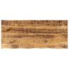  Table Top 140x60x3.8 cm Live Edge Solid Wood Rough Mango Colour natural Size 140 x 60 x 3.8 cm Quantity in Package 1 Material solid rough mango wood 