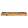 Live Edge Solid Mango Wood Table Top - 140x60 cm