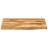 Live Edge Solid Wood Table Top - 60x60 cm | HipoMarket