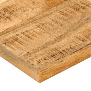 Live Edge Solid Wood Table Top - 60x60 cm | HipoMarket