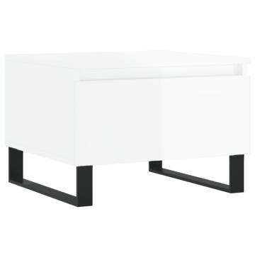 High Gloss White Coffee Table - Stylish & Durable | HipoMarket