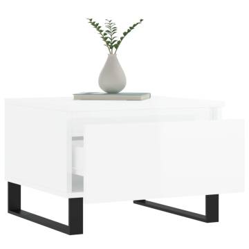 High Gloss White Coffee Table - Stylish & Durable | HipoMarket