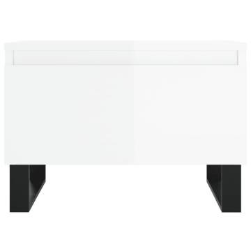 High Gloss White Coffee Table - Stylish & Durable | HipoMarket