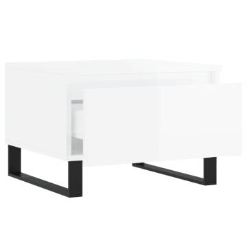 High Gloss White Coffee Table - Stylish & Durable | HipoMarket