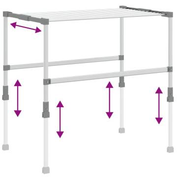 Durable Aluminium Laundry Dryer | 83x(50-55)x(40-85) cm