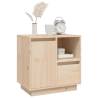 Elegant Bedside Cabinet - Solid Wood Pine | HipoMarket