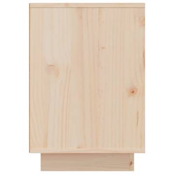 Elegant Bedside Cabinet - Solid Wood Pine | HipoMarket