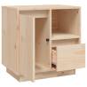 Elegant Bedside Cabinet - Solid Wood Pine | HipoMarket