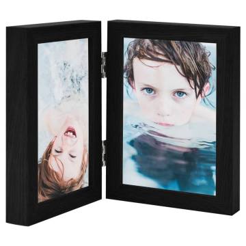 Bifold Photo Frame Collage Black 2x | Stylish Home Decor