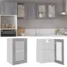  Hanging Glass Cabinet Grey Sonoma 40x31x60 cm Engineered Wood Colour grey sonoma Quantity in Package 1 Model hanging glass cabinet 40 cm Number of 