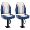  Boat Seats 2 pcs with Pedestal 360° Rotatable Quantity in Package 2 Model with high pedestal 