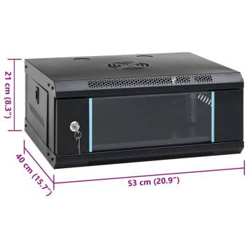 4U Wall Mounted Network Cabinet - Durable & Secure | HipoMarket